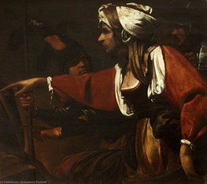 Maidservant from a 'Denial of St Peter' (fragment)