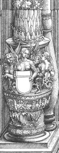 Triumphal Arch (detail) — Albrecht Dürer, Renaissance