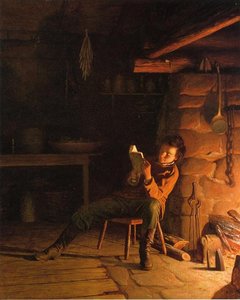 The Boyhood Of Abraham Lincoln — Jonathan Eastman Johnson