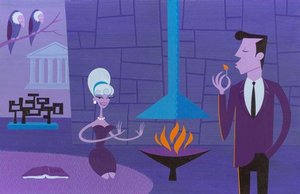 Prometeus Bring The Fire — Josh Agle (shag)