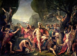 Leonidas At Thermopylae — Jacques-louis David
