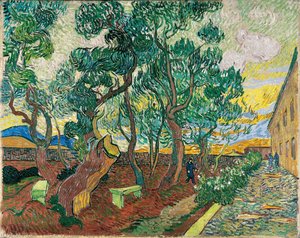 Le Parc De L — Vincent Willem Van Gogh, Impressionistic Landscape