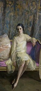 Eileen In Primrose Yellow — Sir John Lavery
