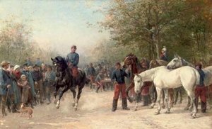 French Troops Billeting — Heywood Hardy