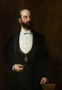 Sir Otto Jaffe (1846–1929), Lld, Jp, Lord Mayor (1899 1904) — John Haynes Williams, Victorian Portraiture
