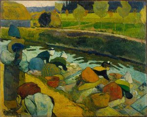 Washerwomen — Eugène Henri Paul Gauguin
