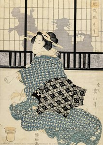 Fūryū Karyō... (the Elegant Set Of The Hunter) — Kikukawa Eizan