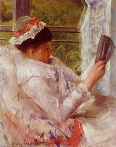 Woman Reading (also Known As Lydia Cassatt) — Mary Stevenson Cassatt, Impressionism