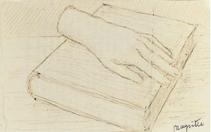 La Main Sur Le Livre — René Magritte