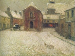 Gerberoy In The Snow — Henri Le Sidaner