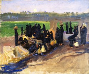 Water Carriers On The Nile — John Singer Sargent