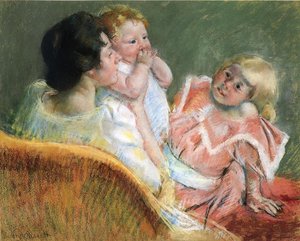 Mother And Children — Mary Stevenson Cassatt