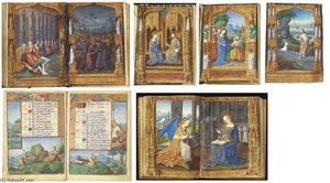 Hours Of Guyot Ii Le Peley, Book Of Hours, Use Of Troyes And Rome, In Latin And French, Illuminated Manuscript On Vellum