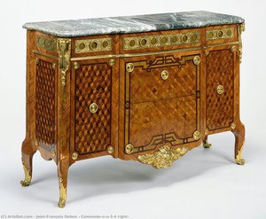 Commode\n\n(3/4 Right) — Jean-françois Oeben, French Post-impressionism