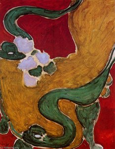 Le Fauteuil Rocaille Huile Sur Toile Nice , Musée Matisse — Henri Matisse, Fauvism