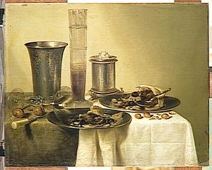 Un Dessert — Willem Claesz Heda, Dutch Golden Age
