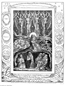 When The Morning Stars Sang Together 2 — William Blake, Romanticism