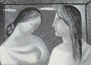 Two Women. Conversation