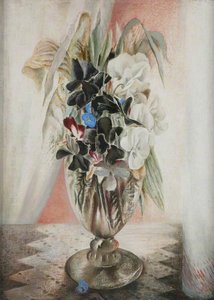 Black And White Pansies — Dorothy Larcher