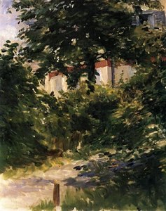 A Path In The Garden At Rueil — Édouard Manet