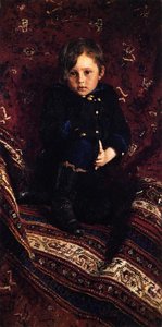 Portrait of Yuria Repina, the Artist's son.