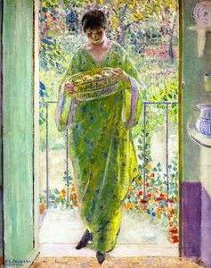 The Kitchen Door — Frederick Carl Frieseke