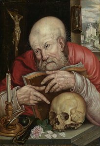St.hieronymos — Jan Massys