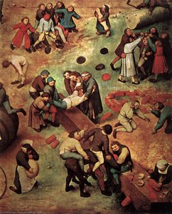 Children's Games (detail) (10) — Pieter Bruegel The Elder, Northern Renaissance