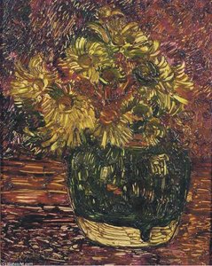 Gemberpot Met Doronicums