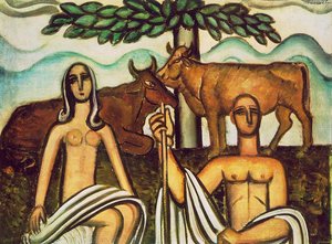 Shepherd And His Lover — Bertalan Pór