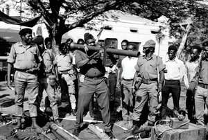 Idi Amin Firiing A Rocket Launcher — Mohamed Amin