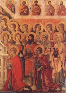 Maestà (detail) — Duccio Di Buoninsegna, Sienese Gothic