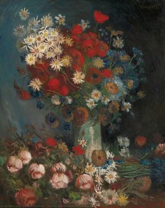 Still Life With Meadow Flowers And Roses — Vincent Willem Van Gogh