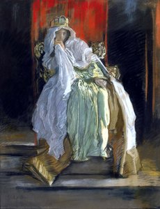 The Queen In Hamlet — Edwin Austin Abbey