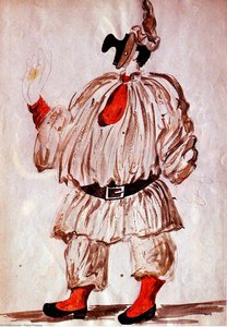 'design Of Costume For ''pulcinella''' — Pablo Picasso