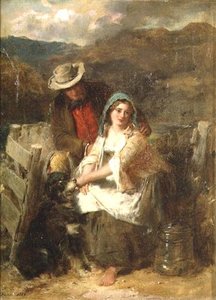 Too Young To Be Married — Thomas Faed