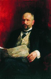 Portrait Of P.a. Stolypin — Ilya Yefimovich Repin