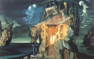 Study For The Backdrop Of 'mad Tristan' (act Ii), 1944 — Salvador Dalí