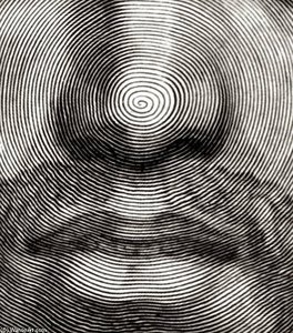 Face Of Christ (detail) — Claude Mellan