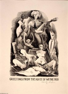 Greetings From The House Of Weyhe — Adolf Dehn