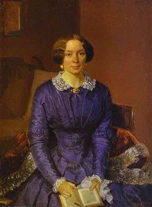 Portrait Of Elizaveta Petrovna Zhdanova — Pavel Fedotov