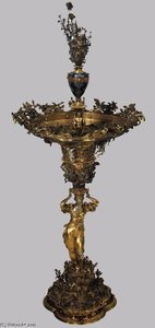 Mother Earth (or Merkel) Table Decoration — Wenzel Jamnitzer, Northern Mannerism