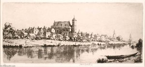 Village En Anjou — Herman Armour Webster