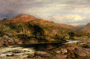 Autumn In North Wales — R.a Benjamin Williams Leader
