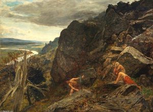 Watching The Invaders — Sir Hubert Von Herkomer