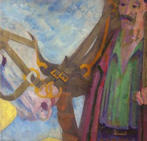 April Farmer With Bull — Orlando Greenwood