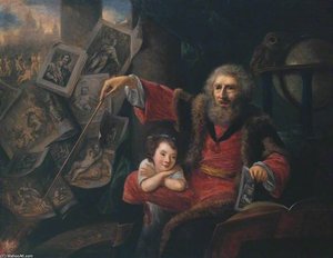 Sketch For 'the Conjuror' — Nathaniel Hone