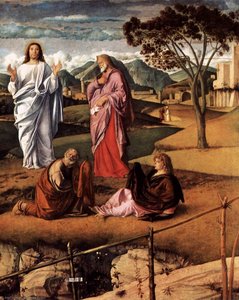 Transfiguration Of Christ (detail) — Giovanni Bellini, Early Renaissance