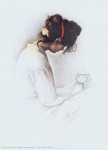 A Girl With A Doll — Morteza Katouzian