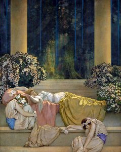 Sleeping Beauty — Maxfield Parrish, American Realism